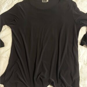 Sympli Classic Black Long Sleeve Top